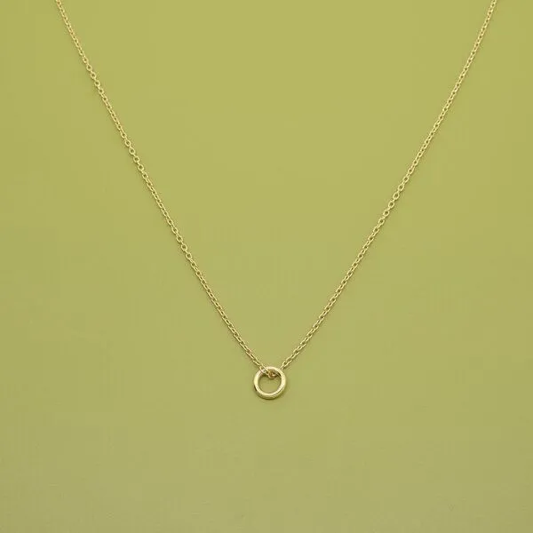 fejn jewelry fejn jewelry Kette 'small circle', Gold, – Produktbild 1 von 3