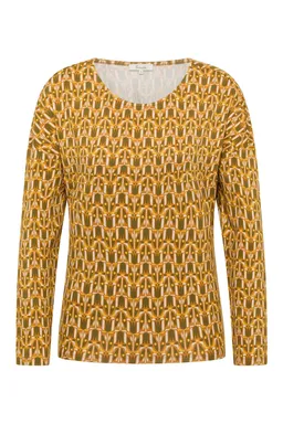 Tranquillo Basic-Shirt Felicee aus Viskose - amber tulip / M – Produktbild 1 von 1