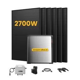 EcoFlow EcoFlow Stream Ultra X Solaranlage mit Speicher, inkl. 6 x 450W Bifazialen Solarmodulen, by Powerness (deal) - Stream Ultra X | 3840Wh / 1 x Smart Meter / Selbstabholung – Produktbild 1 von 1