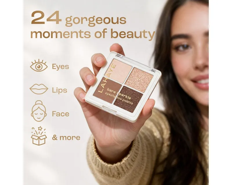 LAHAYE Adventskalender Beauty 2026 "be gorgeous" - (Set), 24 Beauty & Make-up Überraschungen – Produktbild 5 von 5