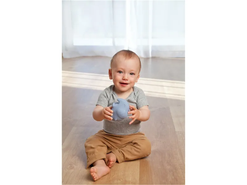Grünspecht Grünspecht Spieltier aus Naturkautschuk Elefant Maße ca.10 x 7,5 x 6 cm, Blau, – Produktbild 2 von 2