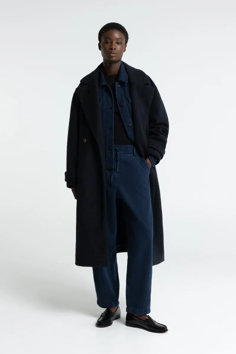 Kings Of Indigo Kings of Indigo Damen vegan Jacke Meisho Mid Indigo Cord, Extra dunkelblau, – Produktbild 2 von 2