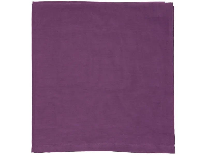 HANS NATUR Spieltuch Bio-Baumwolle 115 x 105 cm brombeer, Lila, – Produktbild 1 von 2