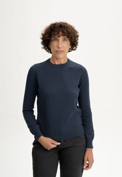 MELA MELA Feinstrick Pullover Dhana, Navy, – Produktbild 2 von 5