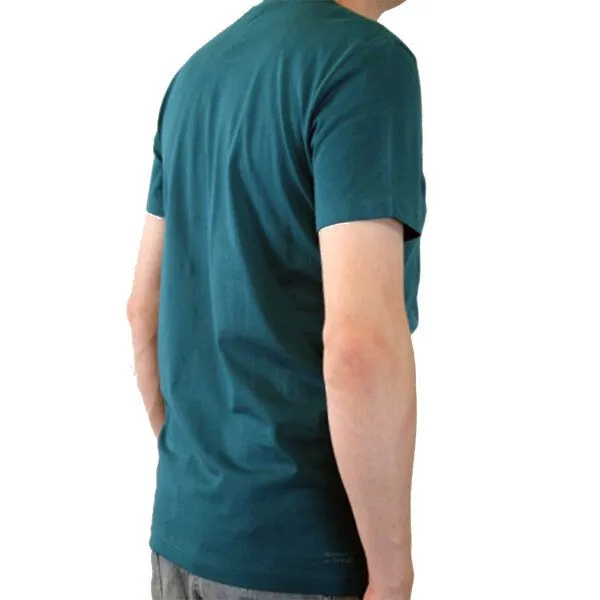 Spangeltangel Spangeltangel Herrenshirt "Kletterer", bedruckt, Herren, Siebdruck, sportlich, Blau, – Produktbild 2 von 3