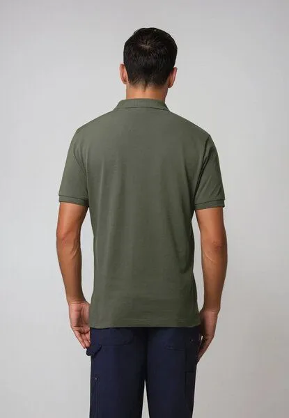 TORLAND TORLAND Herren Poloshirt COASTER, Grün (khaki), – Produktbild 2 von 4