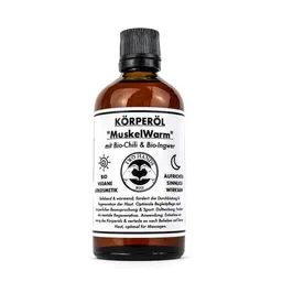 Two Hands BIO Two Hands BIO Körperöl „MuskelWarm“ mit Bio-Chili & Bio-Ingwer - Massageöl – Produktbild 1 von 1