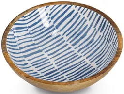 Zeller Present Schale Mangoholz, mit Streifendekor, Massivholz, hochwertiges natürliches Material – Produktbild 1 von 1