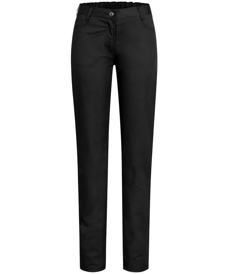 GREIFF GREIFF 5-Pocket-Hose Greiff GASTRO MODA Damen-Hose 5-Pocket-Style Regular-Fit Schwarz, Schwarz, – Produktbild 2 von 2