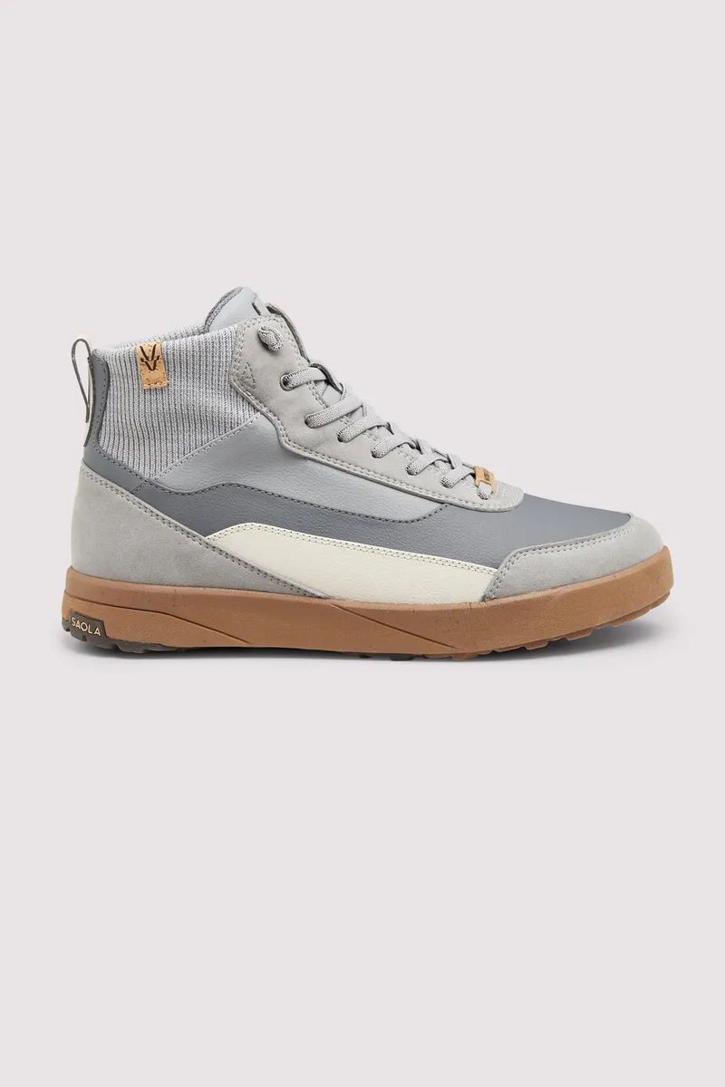 SAOLA SAOLA Herren vegan Sneaker Quito Mid Wasserdicht, Grau, – Produktbild 1 von 2