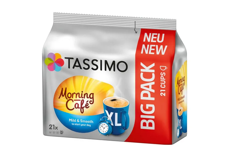 Tassimo Tassimo Kaffee Kapseln Morning Café XL Mild&Smooth T Discs 5x21 Getränke, (Packung, 5er Pack) – Produktbild 3 von 4