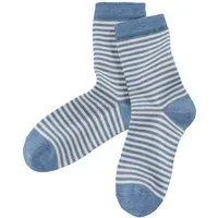 grödo Ringelsocken helljeans-natur-geringelt Gr. 3-4 – Produktbild 1 von 1