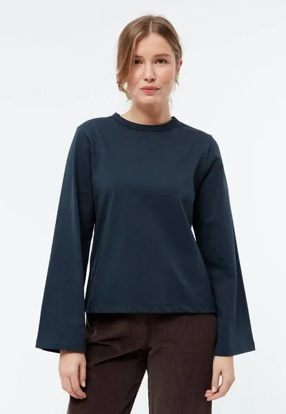 Givn Berlin Givn Berlin Longsleeve GBLACEY aus Bio-Baumwolle, Midnight blue, – Produktbild 1 von 4