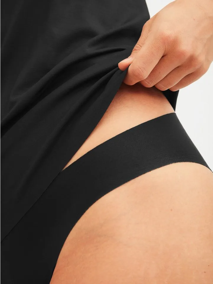 CALIDA CALIDA Brasilslip Natural Skin mit elastischem Bund, weich, atmungsaktiv, Interlock-Qualität, Schwarz, – Produktbild 5 von 5