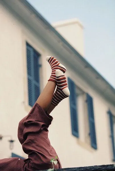 Nénés Nénés Gestreifte Baumwollsocken – Annaelle – Produktbild 2 von 4