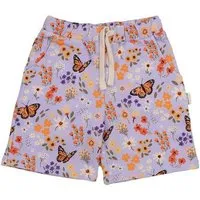 Walkiddy Shorts Bio-Baumwolle elastisch – Walkiddy, Blumen & Schmetterlinge | hautfreundlich, nachhaltig produziert, vegan, schadstoffreduzierte Herstellung, pflegeleicht – Produktbild 1 von 1