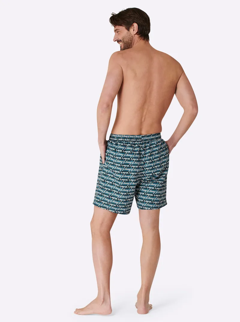 feel good Badeshorts topas-sesam-bedruckt, Topas-sesam-bedruckt, – Produktbild 2 von 2