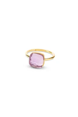 Amadeus Amadeus Damen vegan Ring Sophia Amethyst Gold – Produktbild 1 von 1