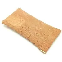 Kork-Deko Kork-Deko Brillenetui aus Korkstoff Beige mit Schnappverschluss | Nachhaltig & robust – Produktbild 1 von 1