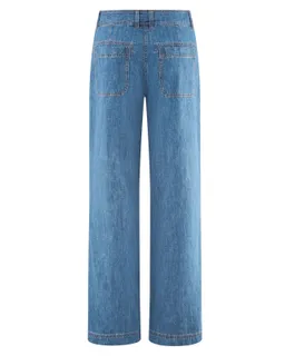 HempAge Hempage Damen vegan Jeans Mit Geradem Bein Uniblue – Produktbild 1 von 1
