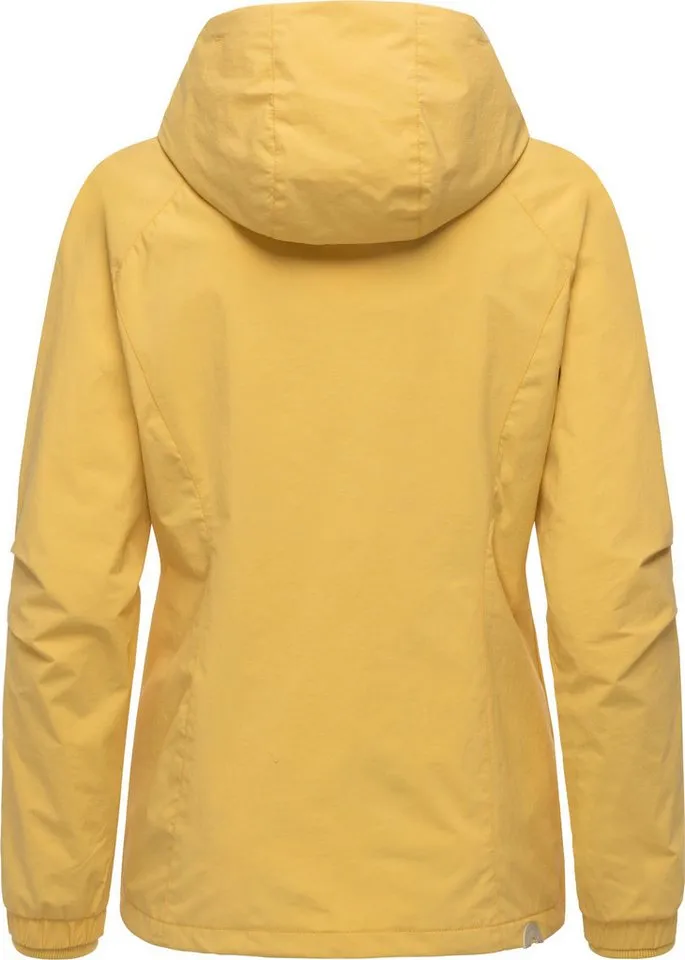 ragwear ragwear Funktionsjacke Dizzea Wasserdichte und atmungsaktive Übergangsjacke, Gelb, – Produktbild 4 von 5