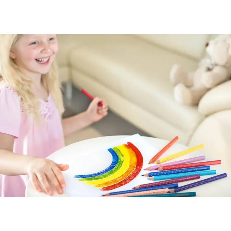 Faber-Castell Faber-Castell Buntstift Jumbo Grip 12er-Kartonetui – Produktbild 1 von 8