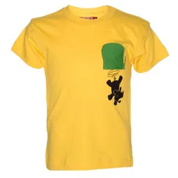 Africulture Africulture Kinder T-Shirt "Falling Rhino" Fairtrade aus Baumwolle mit Aplique Brusttasche – Produktbild 1 von 1