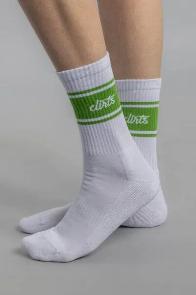 DIRTS dirts Striped Socks, Jungle green, – Produktbild 2 von 4