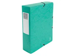 Exacompta 6 Exacompta Archivboxen, Colorspan-Karton, 600 g/m², DIN A4 maxi, RB 80 mm, grün – Produktbild 1 von 1