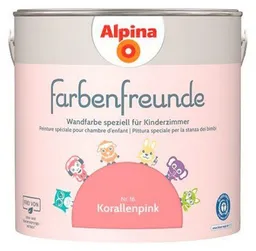 Alpina Alpina Wandfarbe 2,5 Liter Farbenfreunde, Korallenpink No. 16 – Produktbild 1 von 1