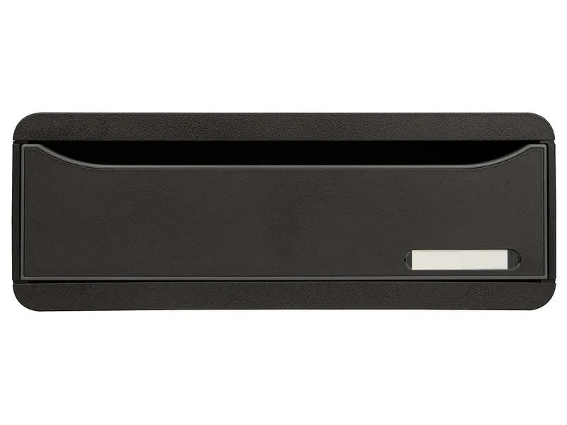 Exacompta Exacompta Schubladenbox Toolbox "ECOBlack", DIN A4+, 1 Schublade geschlossen, schwarz – Produktbild 1 von 2