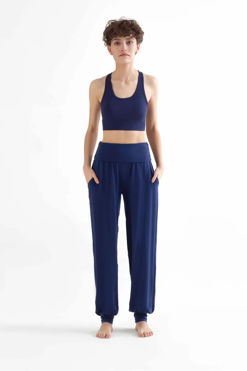 True North True North Damen vegan Yogahose Navy, Extra dunkelblau, – Produktbild 1 von 2