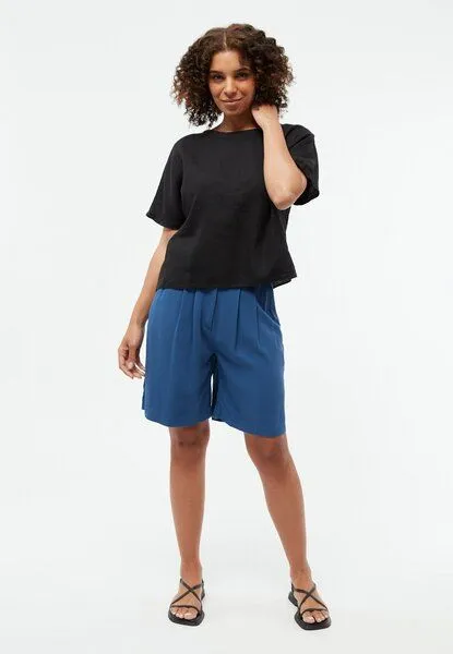 Givn Berlin Givn Berlin T-Shirt GBPINA aus Leinen, Black (linen), – Produktbild 2 von 4
