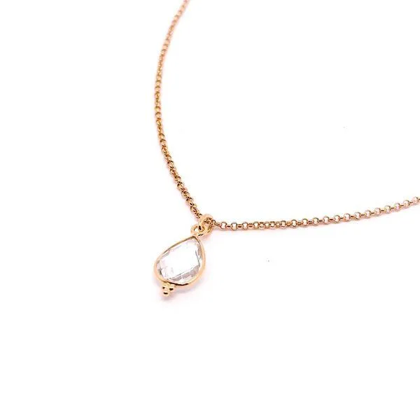 MOANINA MOANINA Kette Lacona - 925 Silber/18k Gold Vermeil - 3 Längen, Rose, – Produktbild 2 von 2