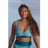 Inaska Inaska Damen vegan Bikinioberteil Sport Wild Ice Blue Petrol – Produktbild 1 von 1