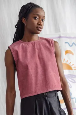 Jyoti - Fair Works Jyoti - Fair Works Damen vegan Oberteil Arman Altrosa – Produktbild 1 von 1