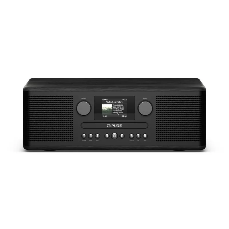 Pure Classic C-D6i Schwarz/Esche DAB+ Internetradio mit CD-Player – Produktbild 1 von 1