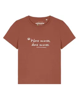 watapparel watapparel T-Shirt Frauen Was muss das muss – Produktbild 1 von 1