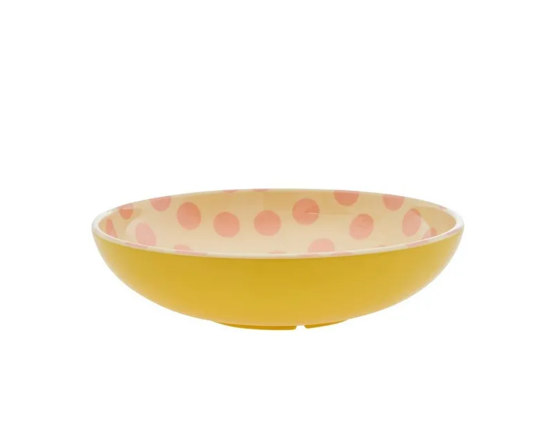 RICE RICE Salatschüssel Melamin Salatschüssel Obstschale Snackschüssel, Rosa, – Produktbild 1 von 2