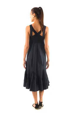 RAVENS VIEW IBIZA RAVENS VIEW IBIZA Damen vegan Kleid Coco Schwarz – Produktbild 1 von 1