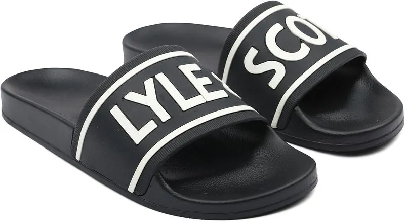 Lyle and Scott Lyle & Scott Badesandalen Schwarz - Größe 41, Schwarz, – Produktbild 4 von 5