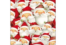 Ambiente Luxury Paper Products Papierserviette, Servietten Papier 33x33cm 3-lagig mit Weihnachtsmann Motiv 20 Stück – Produktbild 1 von 1