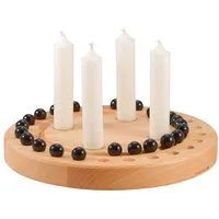 klotzaufklotz klotzaufklotz Adventskalender und Adventskranz für Stabkerzen – Produktbild 1 von 1