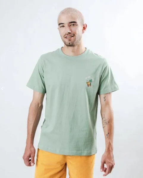 Brava Fabrics Brava Fabrics Jungle Juice T-shirt Light Green – Produktbild 1 von 4