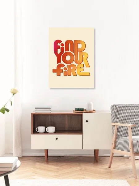 Photocircle Photocircle Poster / Leinwandbild - find your fire – Produktbild 3 von 4