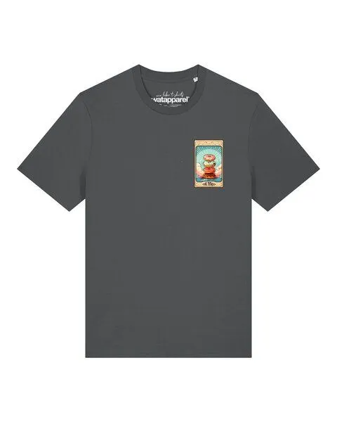 watapparel watapparel T-Shirt Unisex Tarot The Donut, Anthracite, – Produktbild 1 von 2