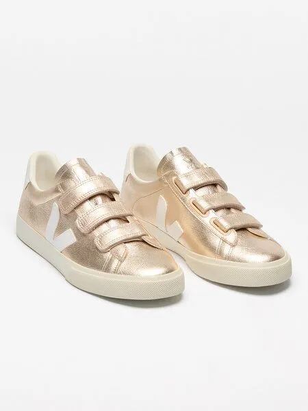 Veja Veja Damen Sneaker - Recife Leather, Platin white (rose), – Produktbild 2 von 3