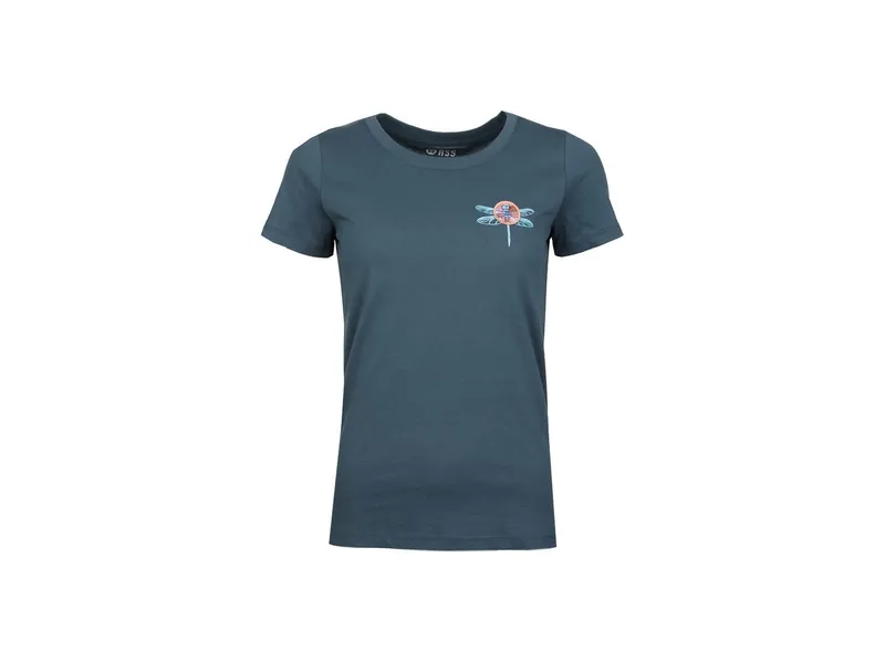 FÄDD Damen T-Shirt "Drachenfliege PÄP" tannenblau L, Grün, – Produktbild 1 von 2