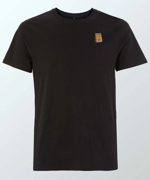 Coffee Fashion Coffee Fashion Coffee Bag | Besticktes Organic Bio Baumwoll T-Shirt, Schwarz, – Produktbild 2 von 4