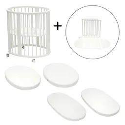 Stokke Stokke Sleepi Kinderbett- und Babybett-Komplettset - White - White – Produktbild 1 von 1